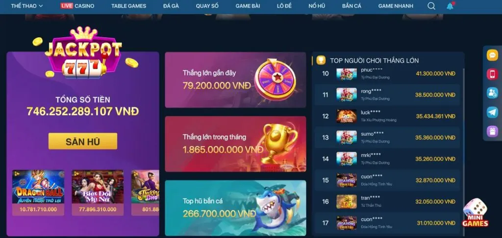 Thưởng nạp tiền